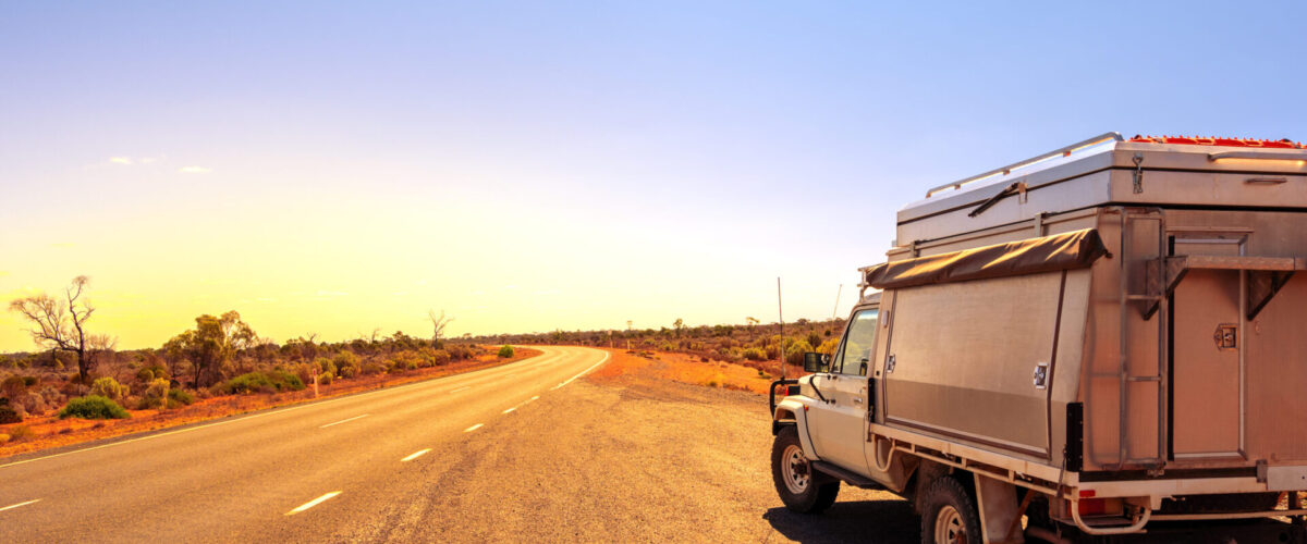 An image of an Australia road trip off road car